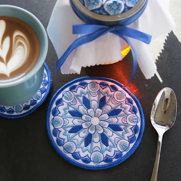 Delft Blue Mandalas (In-the-Hoop) Design Pack - Image 3