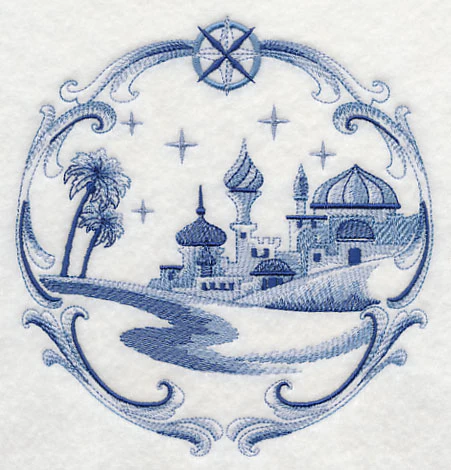 Delft Blue Nativity Bethlehem - Image 3