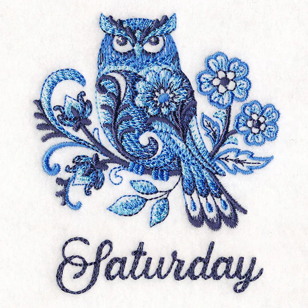 Delft Blue Owl on Saturday - Image 2