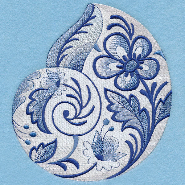 Delft Blue Seashell - Image 2