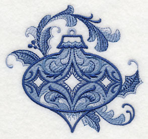 Delft Blue Starry Ornament - Image 2