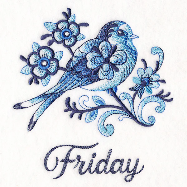 Delft Blue Swallow on Friday