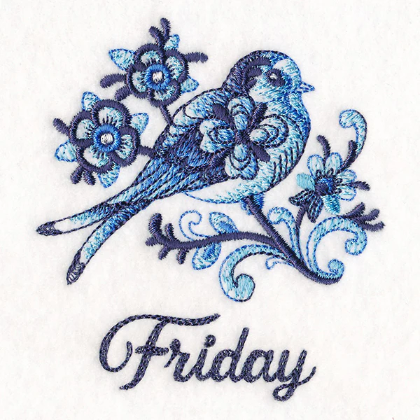 Delft Blue Swallow on Friday - Image 2