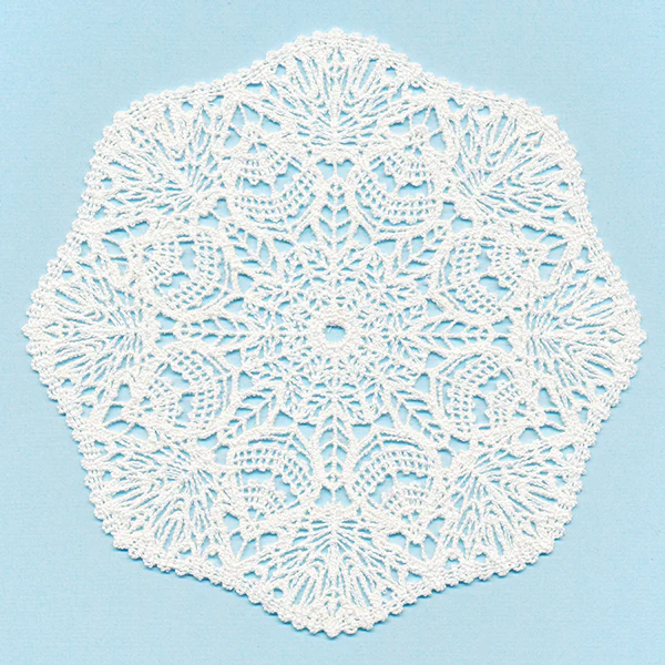Delicate Autumn Doily (Battenburg) - Image 3