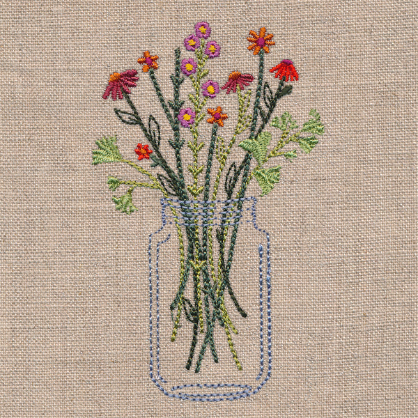 Delicate Autumn Mason Jar - Image 5
