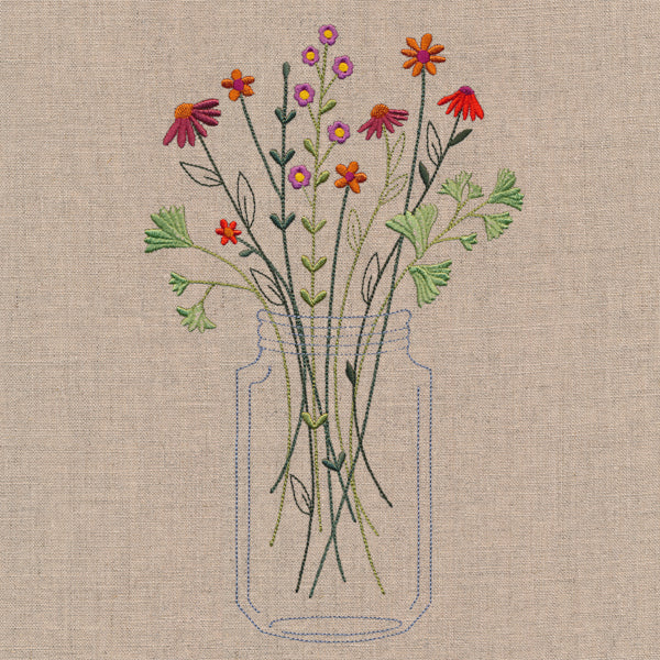 Delicate Autumn Mason Jar - Image 6