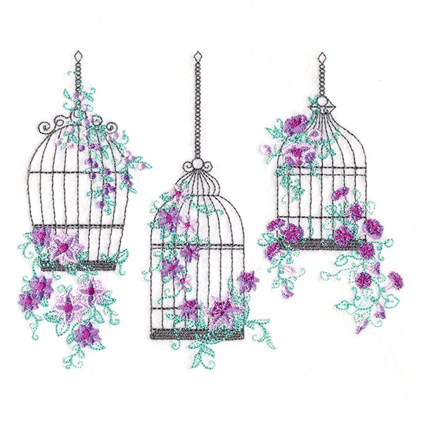 Delicate Birdcage Trio - Image 3