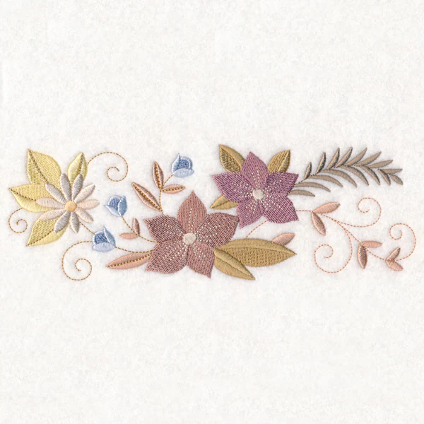 Delicate Blooms Border