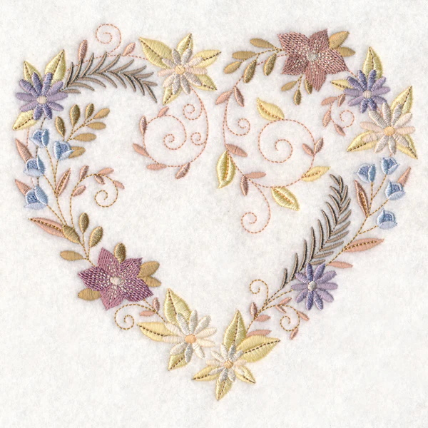 Delicate Blooms Heart - Image 2