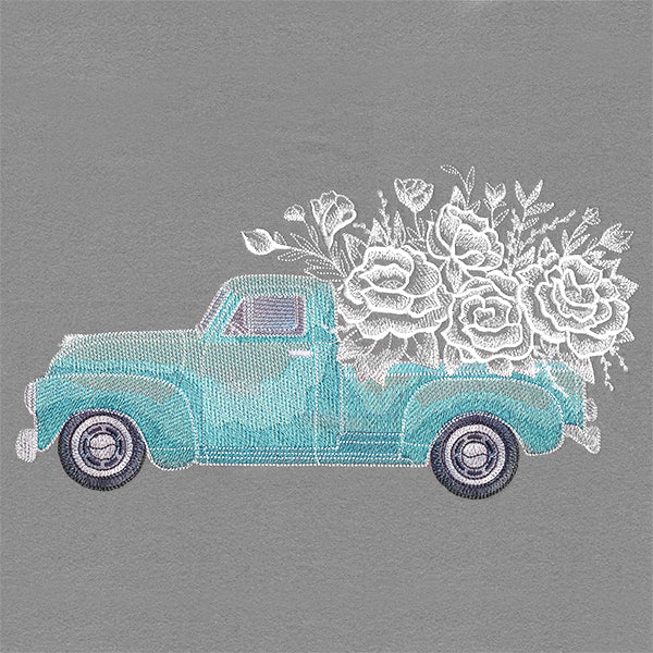 Delicate Blooms Retro Truck - Image 5