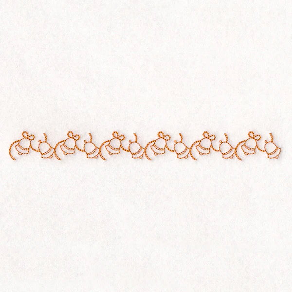 Delicate Christmas Border - Bells - Image 4
