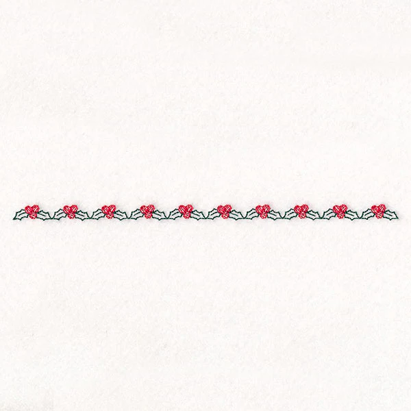 Delicate Christmas Border - Holly - Image 7