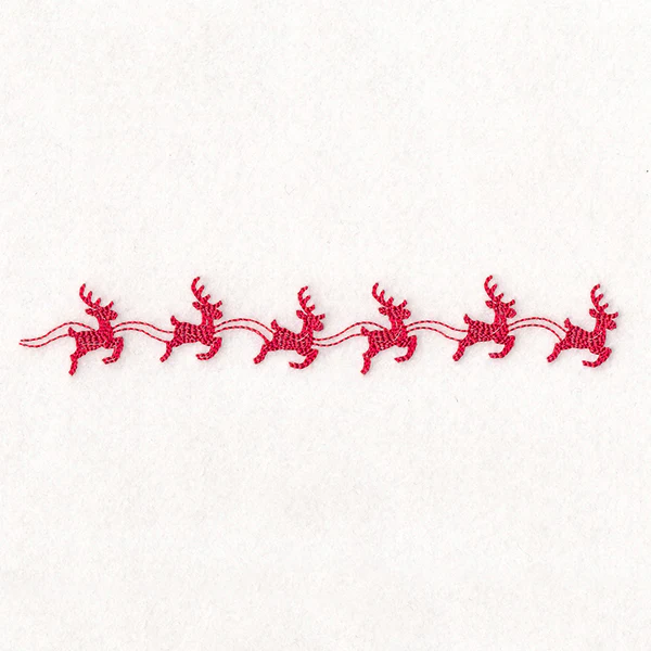 Delicate Christmas Border - Reindeer - Image 7