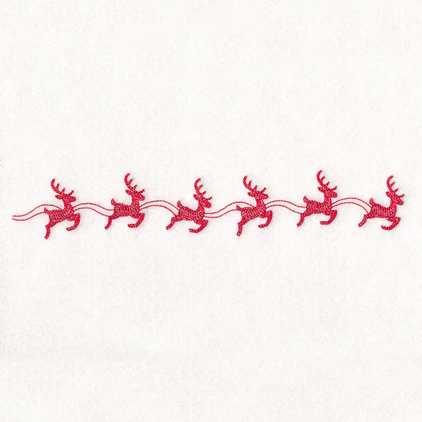 Delicate Christmas Border - Reindeer - Image 9