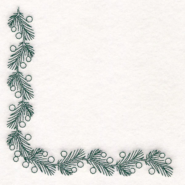 Delicate Christmas Corners - Pine - Image 2