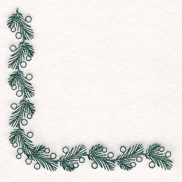Delicate Christmas Corners - Pine - Image 3