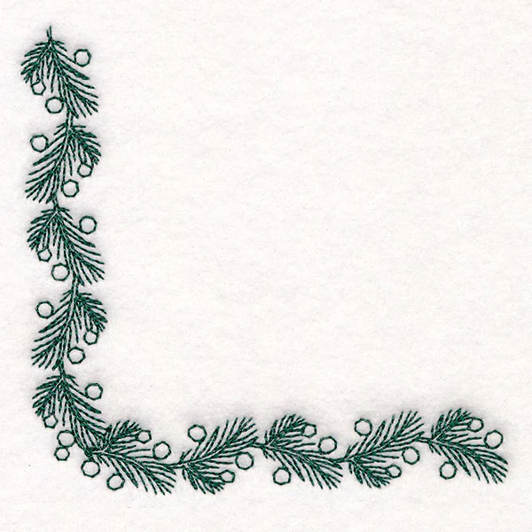 Delicate Christmas Corners - Pine - Image 4