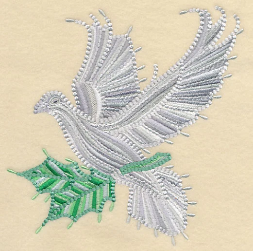 Delicate Christmas Dove - Image 2