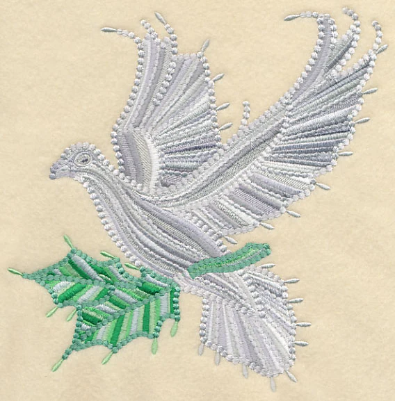 Delicate Christmas Dove - Image 5