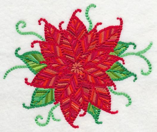 Delicate Christmas Poinsettia - Image 3
