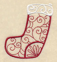 Delicate Christmas Stocking - Image 3