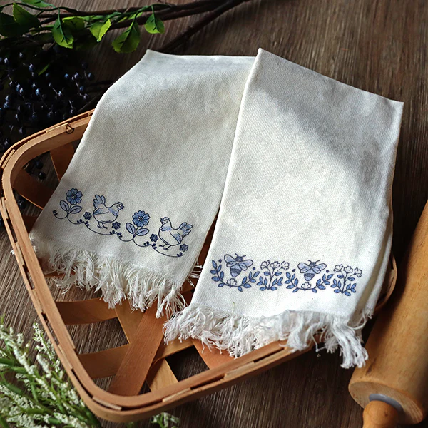 Delicate Delft Borders Design Pack - Image 4