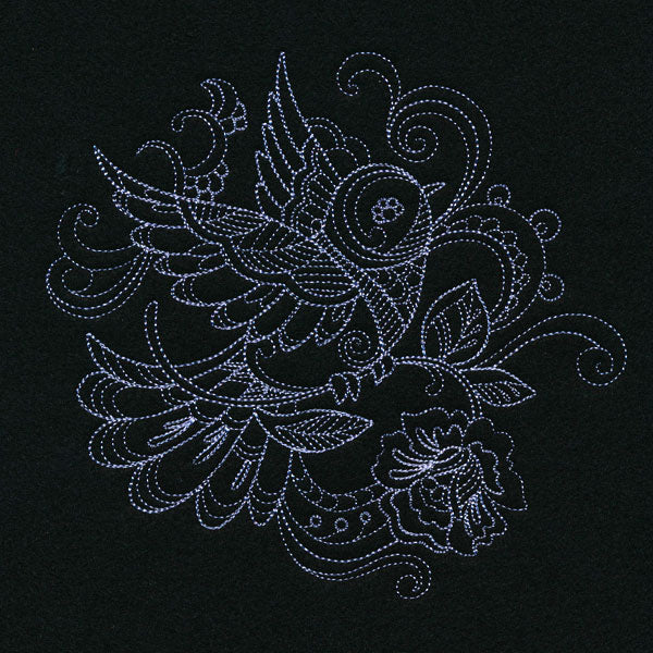 Delicate Doodle Bird (Vintage) - Image 2