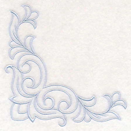 Delicate Filigree Corner