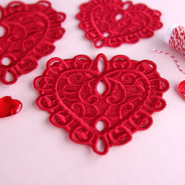 Delicate Filigree Heart (Lace) - Image 12