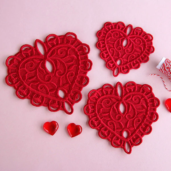 Delicate Filigree Heart (Lace) - Image 15