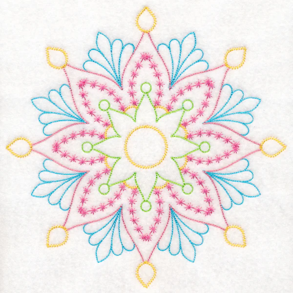 Delicate Floral Medallion (Vintage)