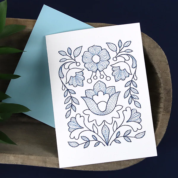 Delicate Folk Blooms (Cardstock) - Image 4