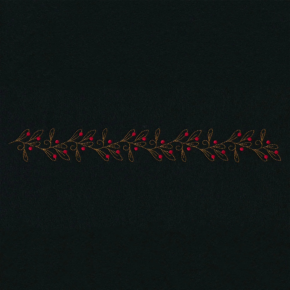 Delicate Holiday Border - Mistletoe