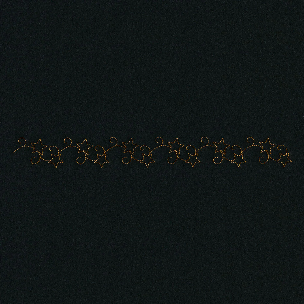 Delicate Holiday Border - Stars