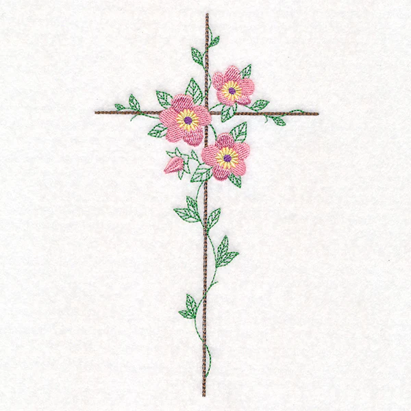 Delicate Lenten Rose Cross - Image 4