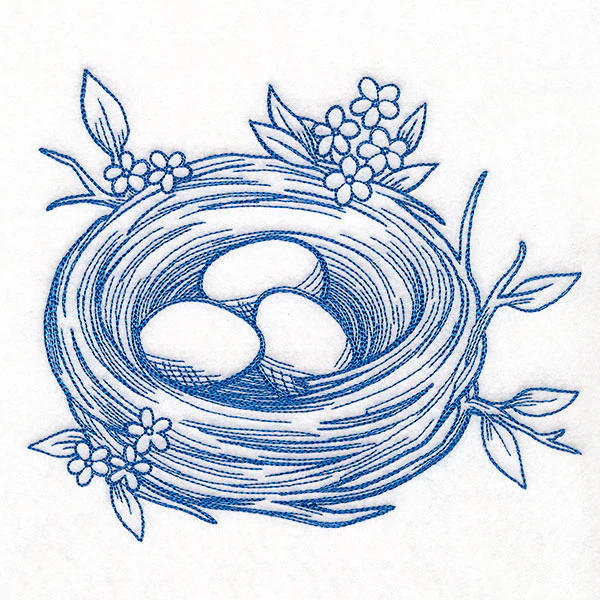 Delicate Nature Nest Etching - Image 3