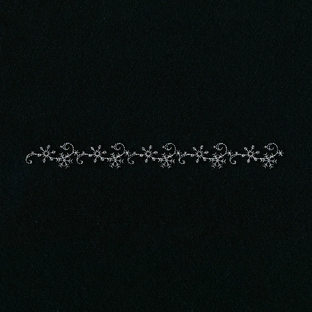Delicate Snowflake Border 1 - Image 3