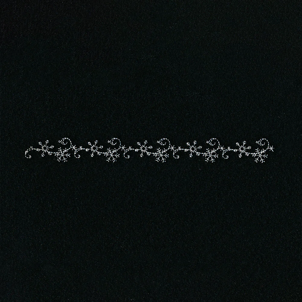 Delicate Snowflake Border 1 - Image 4