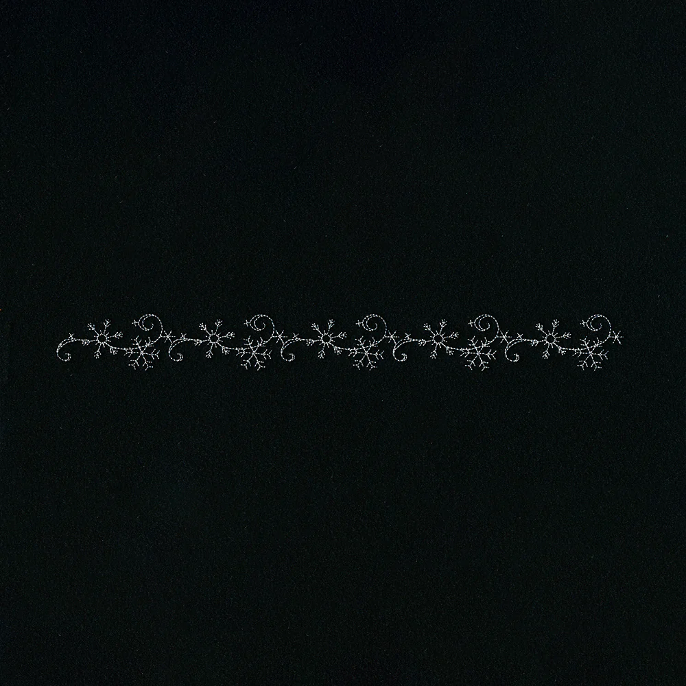 Delicate Snowflake Border 1 - Image 5