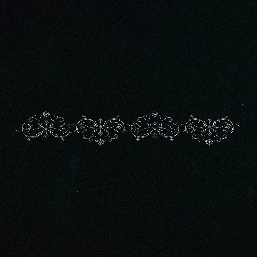 Delicate Snowflake Border 2 - Image 2