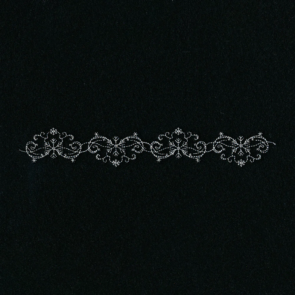 Delicate Snowflake Border 2 - Image 6