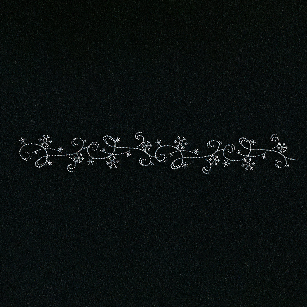 Delicate Snowflake Border 3 - Image 4