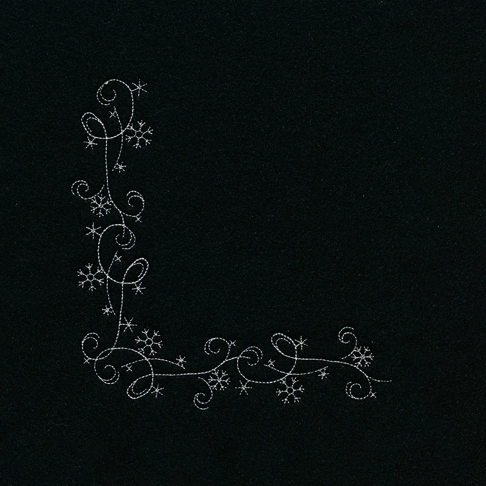 Delicate Snowflake Corner 3