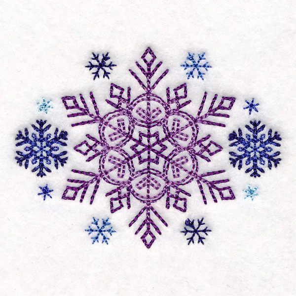 Delicate Snowflakes Accent - Image 3