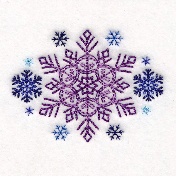 Delicate Snowflakes Accent - Image 4