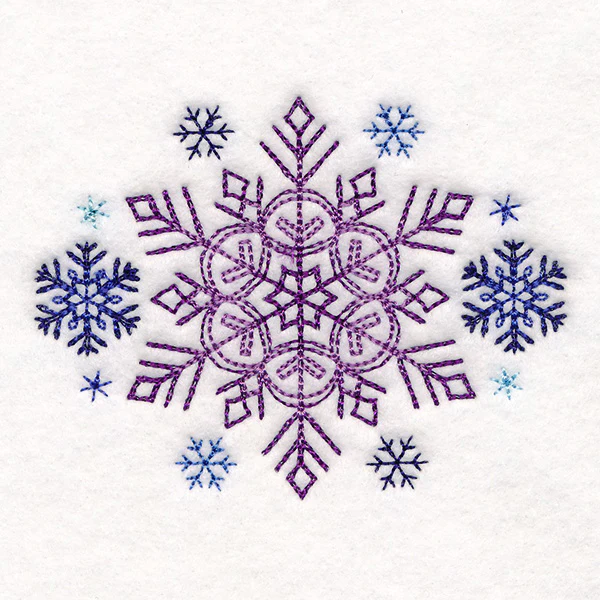 Delicate Snowflakes Accent - Image 5
