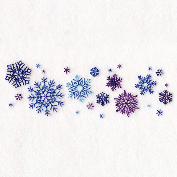 Delicate Snowflakes Border - Image 4