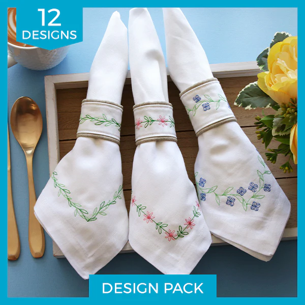 Delicate Spring Borders & Corners Design Pack - Image 5