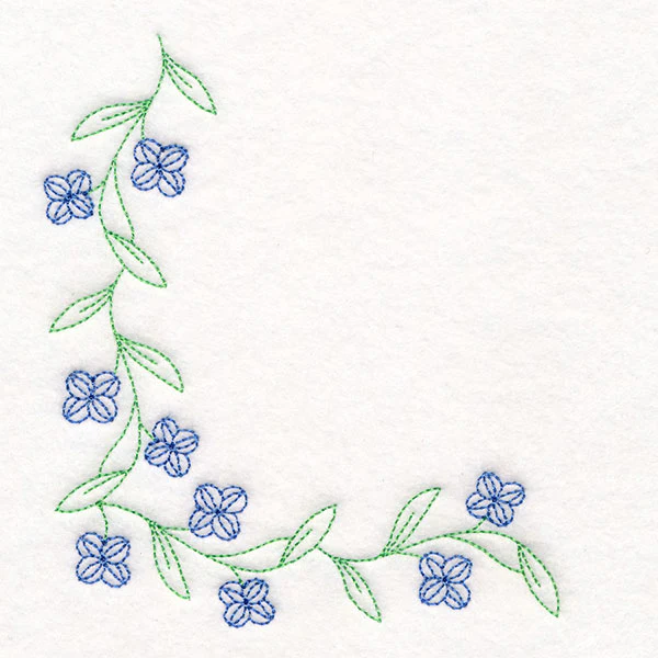 Delicate Spring Corner - Morning Glories - Image 13