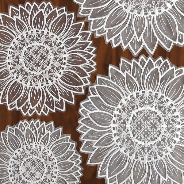Delicate Sunflower Doily (Organza) - Image 10